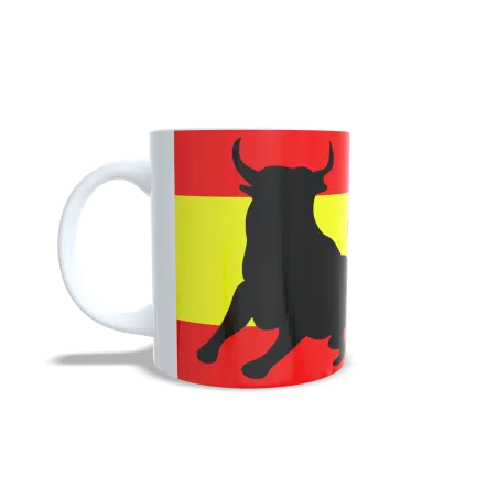 Taza Personalizada Toro & Bandera España | Regalo Original