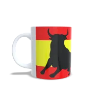 Taza Personalizada Toro & Bandera España | Regalo Original