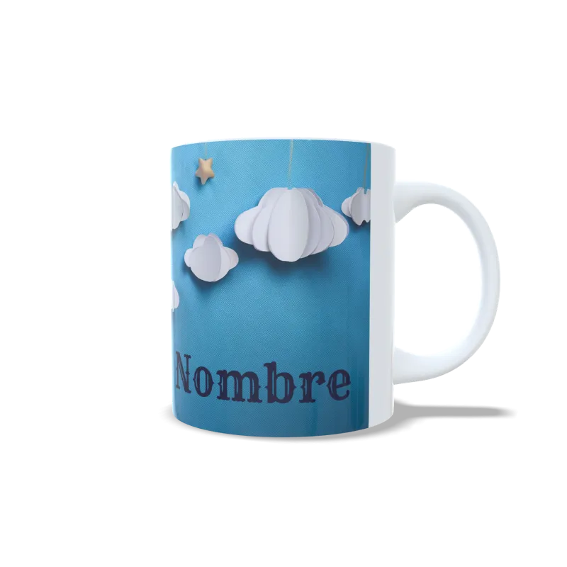 Taza Infantil Nubes y Estrellas | Dulces Sueños Celestiales Taza Infantil Nubes y Estrellas | Dulces Sueños Celestiales