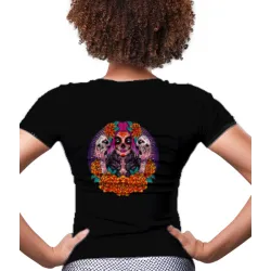 Camiseta "Espíritu Catrina Vibrante" | Arte y Color