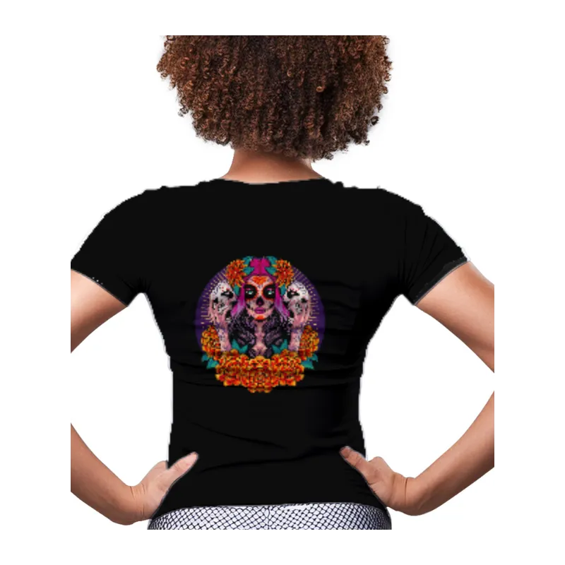 Camiseta "Espíritu Catrina Vibrante" | Arte y Color