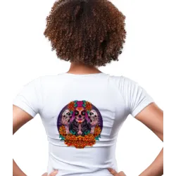 Camiseta "Espíritu Catrina Vibrante" | Arte y Color