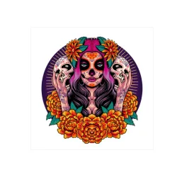 Camiseta "Espíritu Catrina Vibrante" | Arte y Color