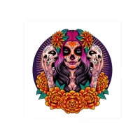 Camiseta "Espíritu Catrina Vibrante" | Arte y Color