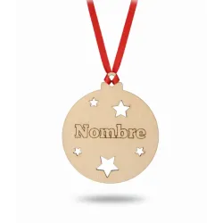 Adorno de Navidad Estrellas y Nombre