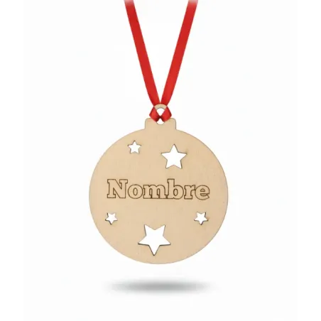 Adorno de Navidad Estrellas y Nombre