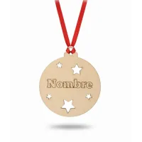 Adorno de Navidad Estrellas y Nombre