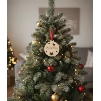 Adorno de Navidad Estrellas y Nombre