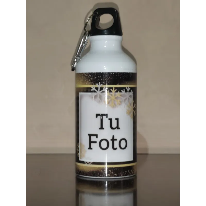 Botella Navidad con Foto 400 ml
