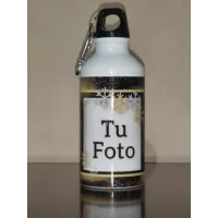 Botella Navidad con Foto 400 ml