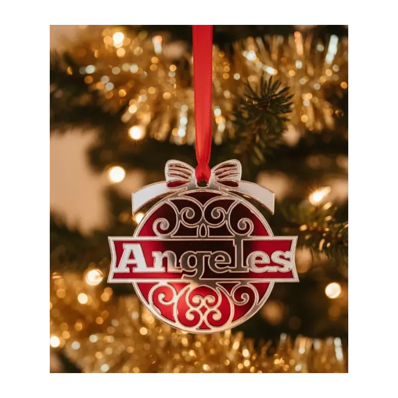Adorno Navidad Personalizado con Nombre