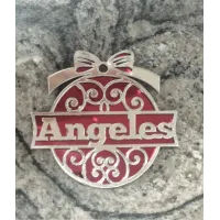 Adorno Navidad Personalizado con Nombre