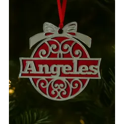 Adorno Navidad Personalizado con Nombre