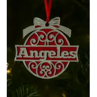 Adorno Navidad Personalizado con Nombre