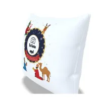 Cojín Navideño Personalizado - Reyes Magos y Papá Noel