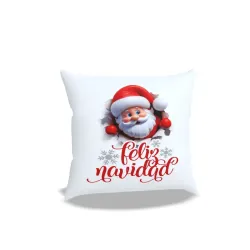 Cojín Navideño Papá Noel 3D
