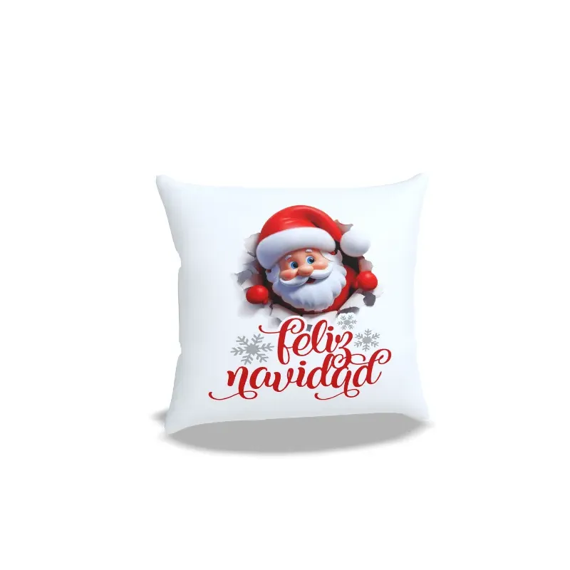 Cojín Navideño Papá Noel 3D