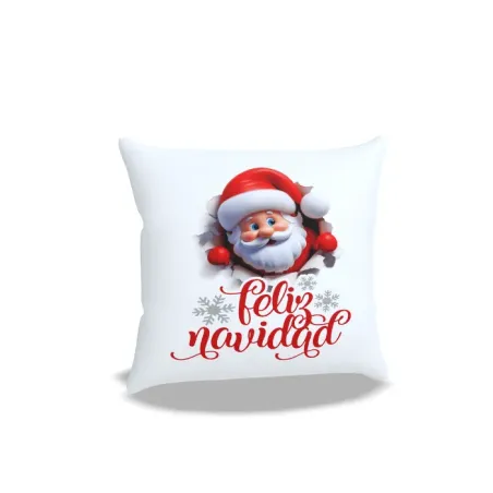 Cojín Navideño Papá Noel 3D