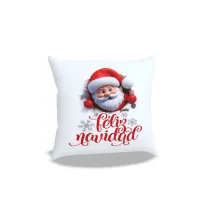Cojín Navideño Papá Noel 3D