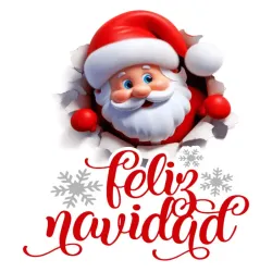 Alfombrilla Ratón Papá Noel 3D