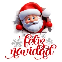 Alfombrilla Ratón Papá Noel 3D