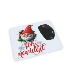 Alfombrilla Ratón Navidad Gnomo 3D