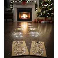 Plantillas Huellas Reyes Magos Madera