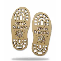 Plantillas Huellas Reyes Magos Madera