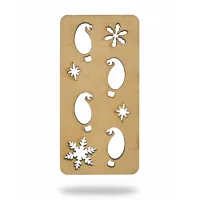 Plantilla Huellas Elfos Papá Noel