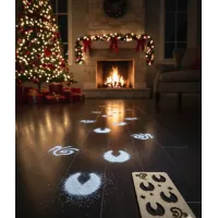 Plantillas Huellas Renos y Camellos Madera