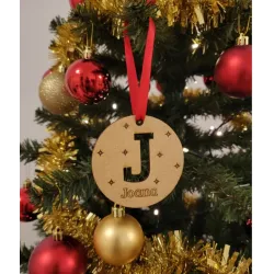 Adorno Redondo Personalizado Madera