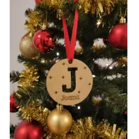 Adorno Redondo Personalizado Madera