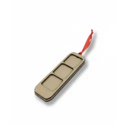 Adorno Madera para 3 Fotos Navidad