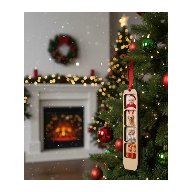 Marco Adorno Madera 4 Fotos Navidad