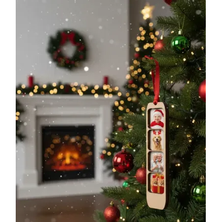 Marco Adorno Madera 4 Fotos Navidad