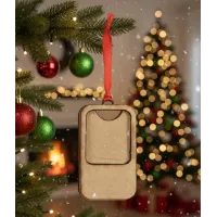 Adorno Madera para 1 Foto Navidad