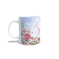 Taza "Feliz Día Mamá" Floral - Regalo Ideal para el Día de la Madre