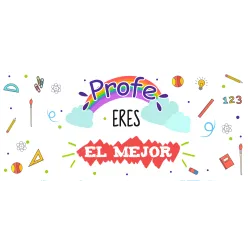 Taza "Profe, Eres el Mejor" - Regalo Ideal Fin de Curso Profesores