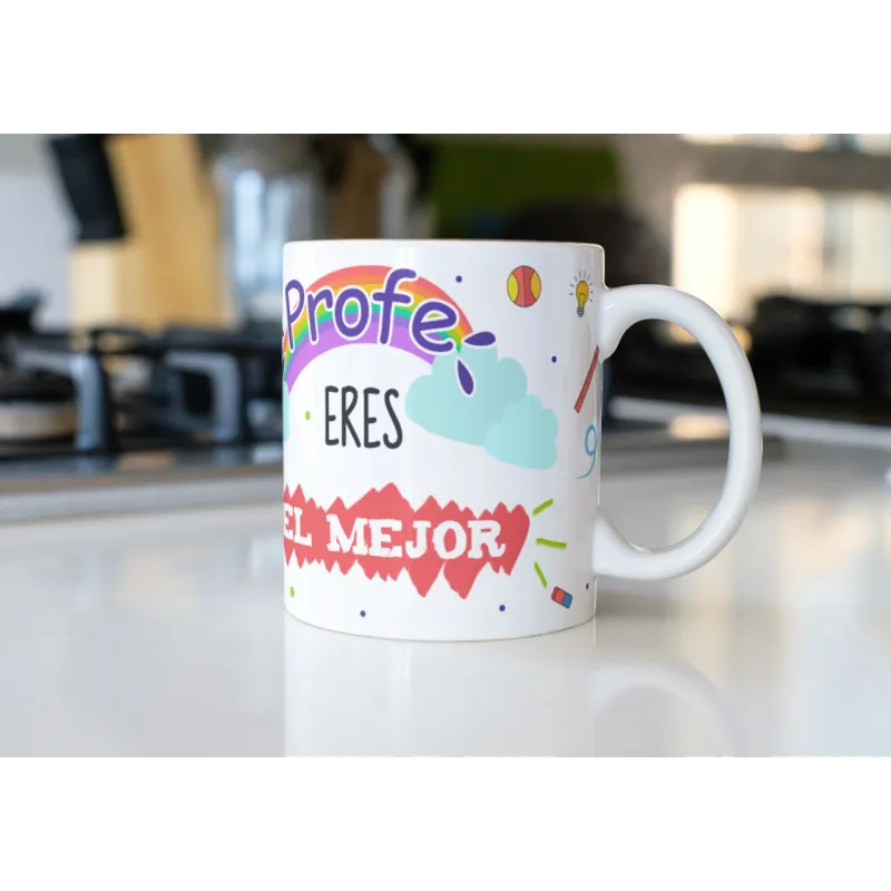 Taza "Profe, Eres el Mejor" - Regalo Ideal Fin de Curso Profesores Taza "Profe, Eres el Mejor" - Regalo Ideal Fin de Curso Profesores