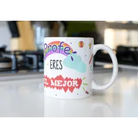 Taza "Profe, Eres el Mejor" - Regalo Ideal Fin de Curso Profesores