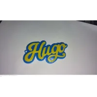 Llavero Metacrilato Personalizado con Nombre en Relieve