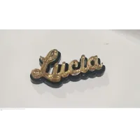 Llavero Metacrilato Personalizado con Nombre en Relieve