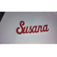 Marcasitios Metacrilato Personalizados - Nombre en Relieve