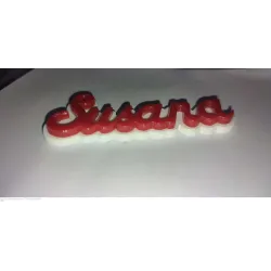 Marcasitios Metacrilato Personalizados - Nombre en Relieve