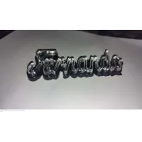 Marcasitios Metacrilato Personalizados - Nombre en Relieve