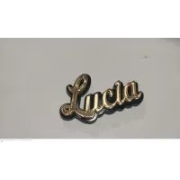Marcasitios Metacrilato Personalizados - Nombre en Relieve