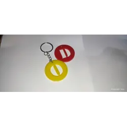 Marcasitios Redondos Metacrilato - Inicial Personalizada