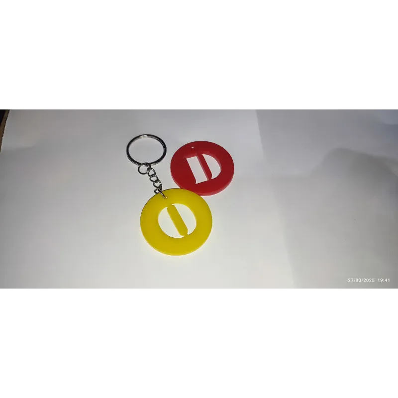 Marcasitios Redondos Metacrilato - Inicial Personalizada
