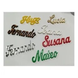 Nombres Metacrilato Personalizados - Decoración y Eventos