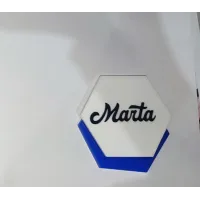 Marcasitios Hexagonales Metacrilato Personalizados